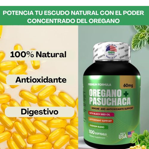 Suplemento de Oregano + Pasuchaca