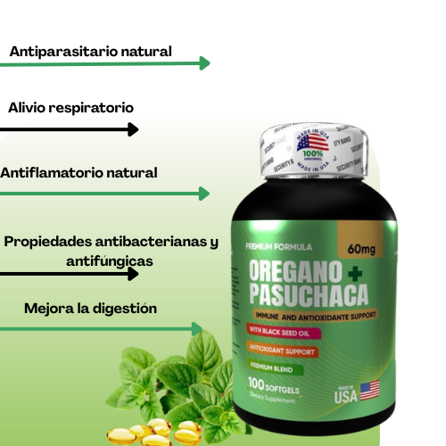 Suplemento de Oregano + Pasuchaca